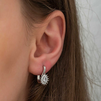 Silver Swinging Earrings