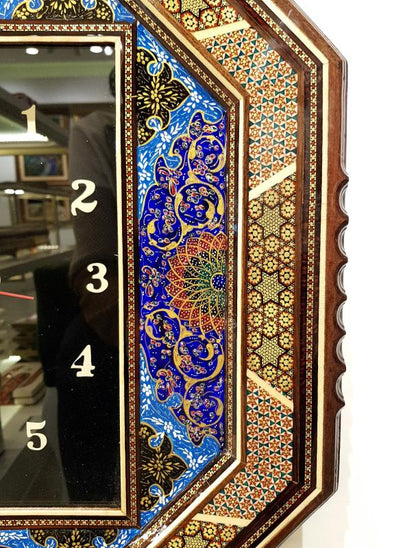 Persian Handicraft Wall Clock