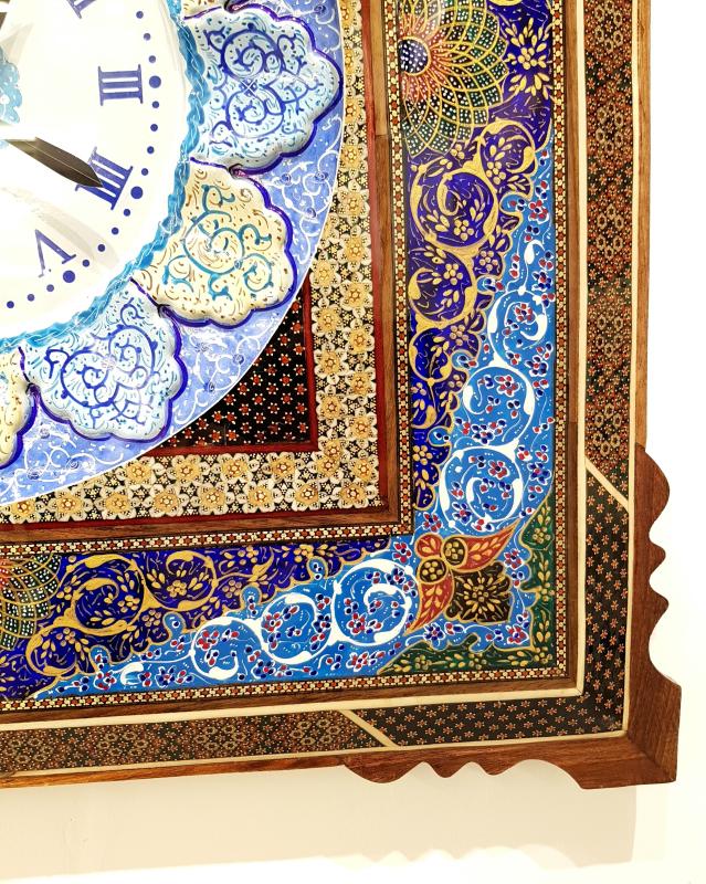 Persian Handicraft Wall Clock