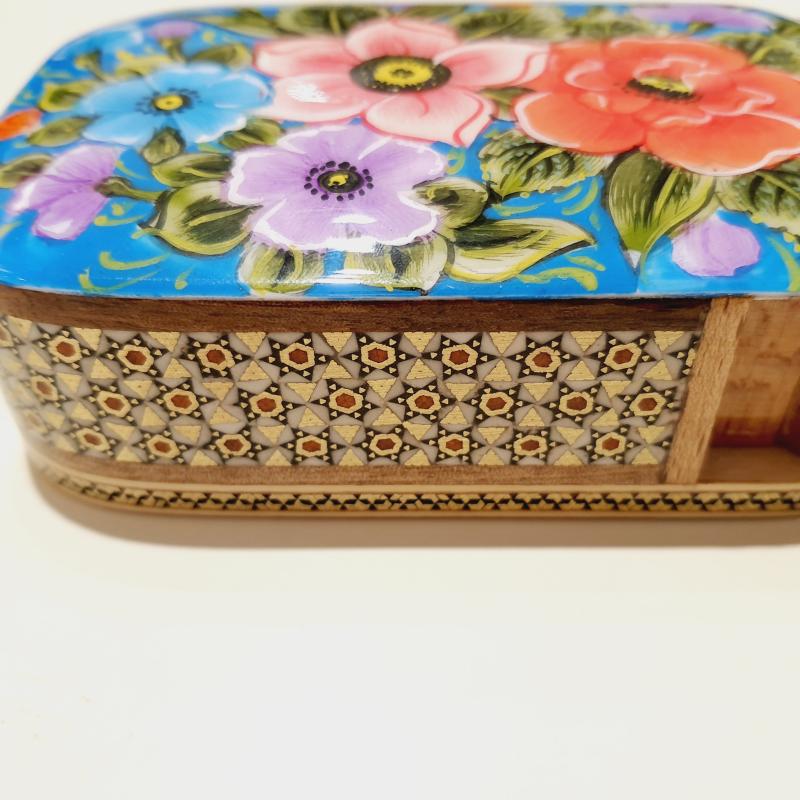 Handwork of Persian Hatem Art Luks Card Box