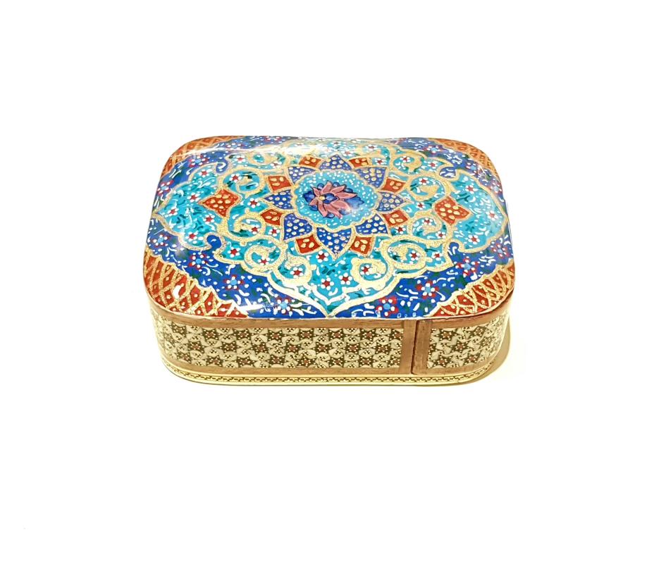 Handwork of Persian Hatem Art Luks Card Box