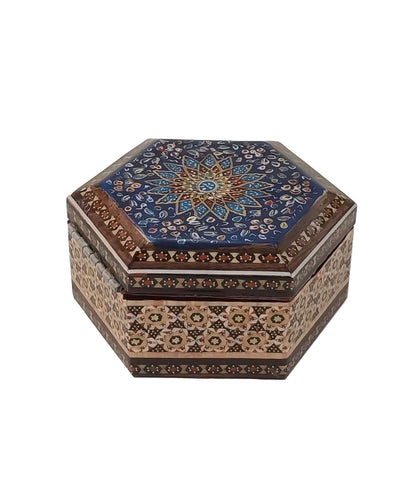 Handwork of Persian Hatem Art Luks Jewelry Box