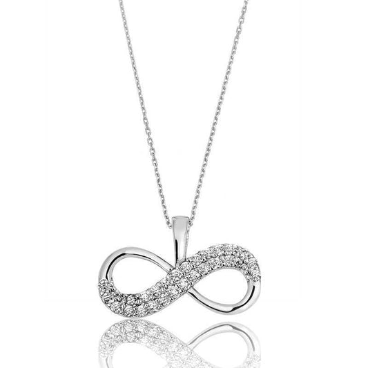 Silver Infinity Love Necklace