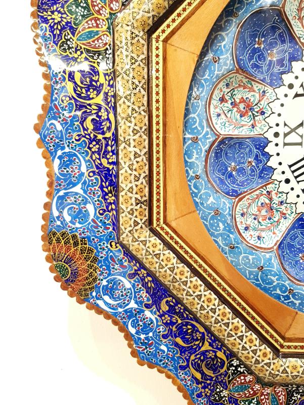 Persian Handicraft Wall Clock