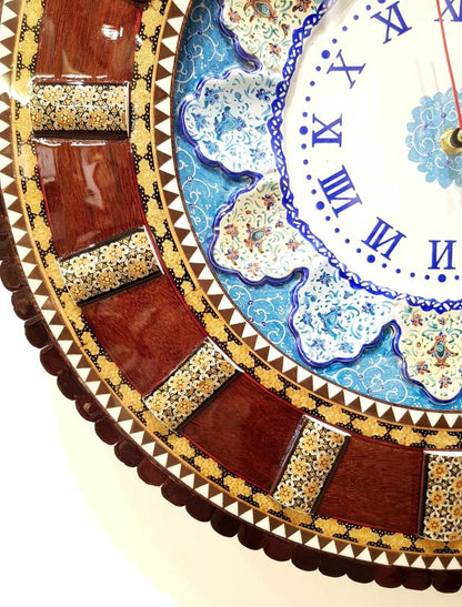 Persian Handicraft Wall Clock