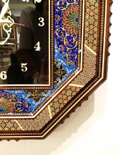 Persian Handicraft Wall Clock