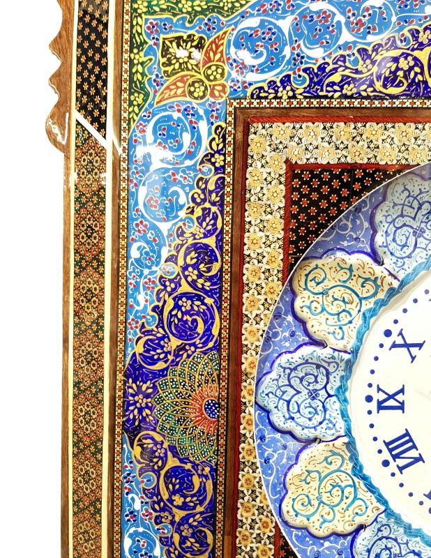 Persian Handicraft Wall Clock