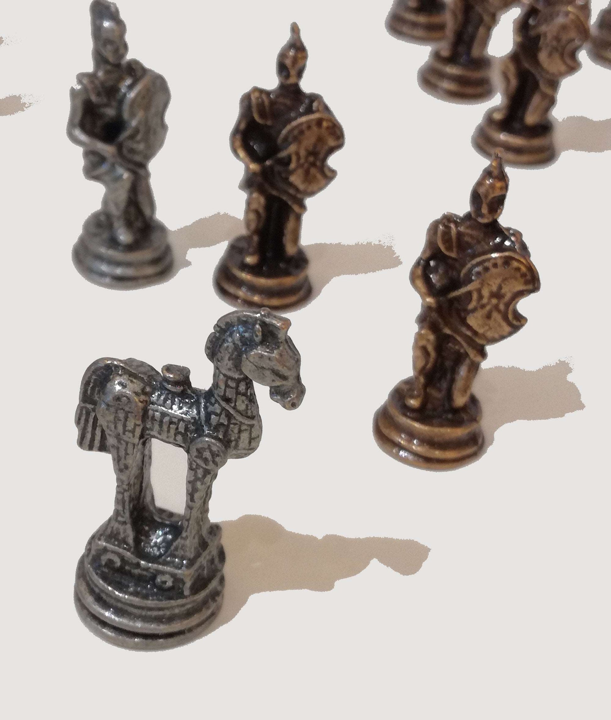 Metal Chess Stone