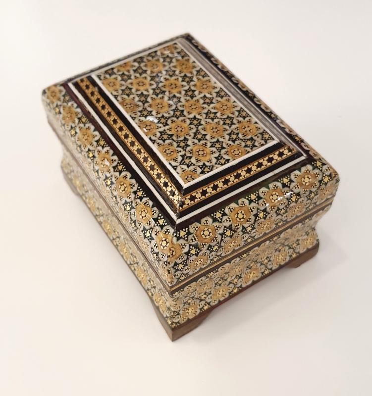 Handwork of Persian Hatem Art Luks Jewelry Box