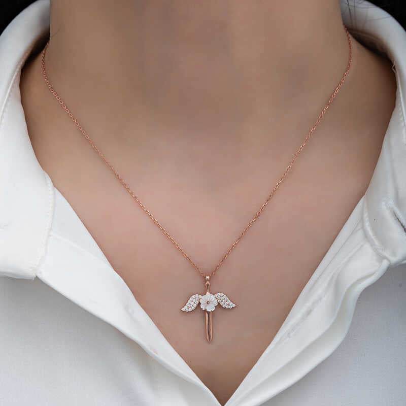 Silver Angel Necklace