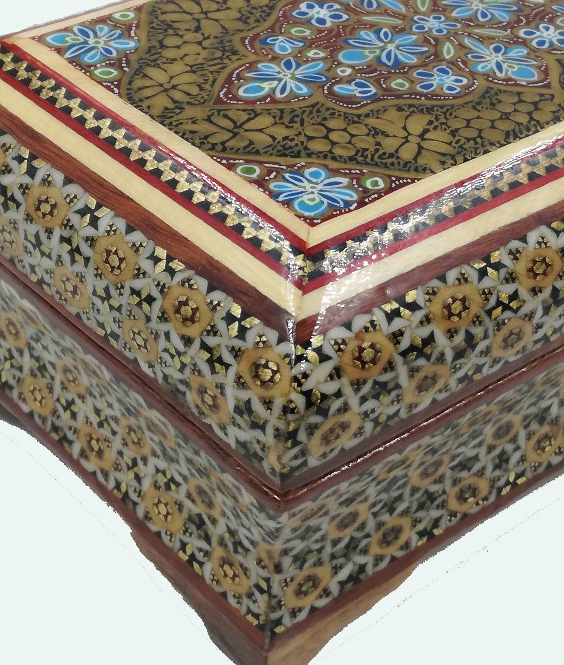 Handwork of Persian Hatem Art Luks Jewelry Box