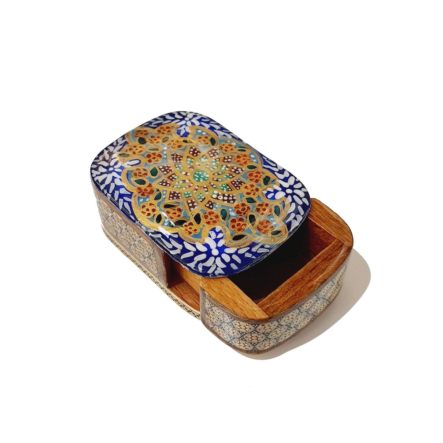 Handwork of Persian Hatem Art Luks Jewelry Box