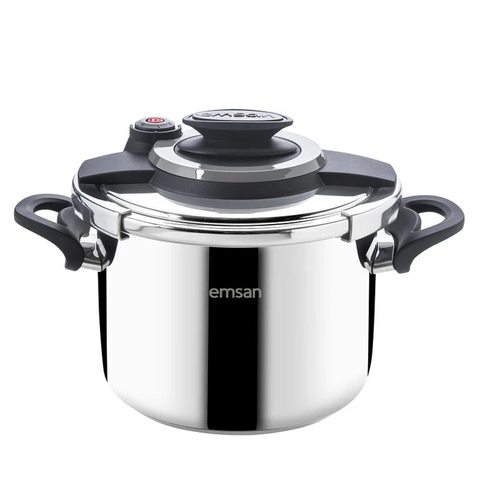 Montana Black Grey Pressure Cooker 6 Litre