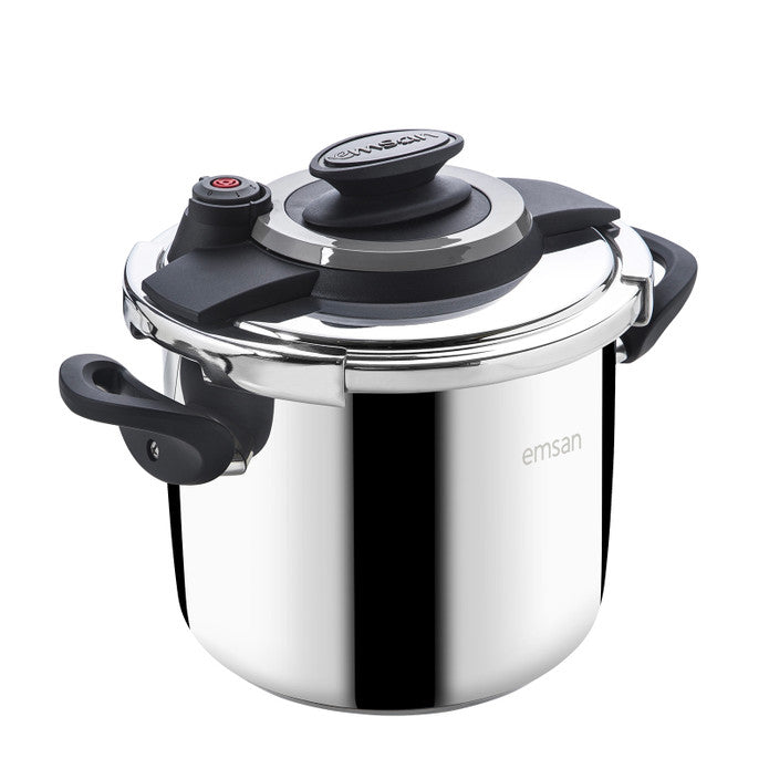 Montana Black Grey Pressure Cooker 6 Litre