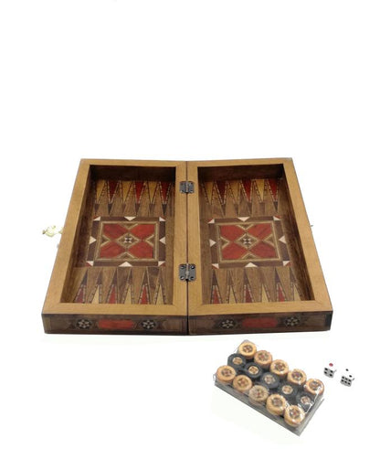 Handmade Wooden Backgammon Set