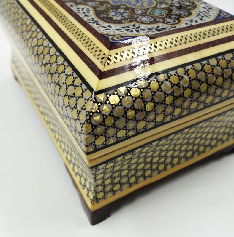 Handwork of Persian Hatem Art Luks Jewelry Box