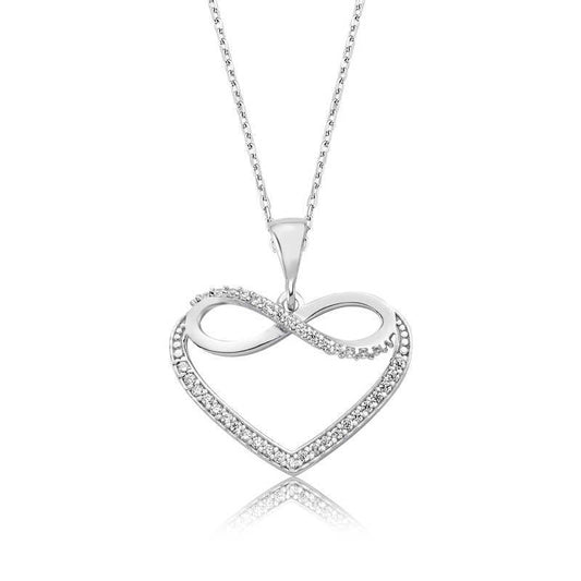 Silver Infinity Love Necklace