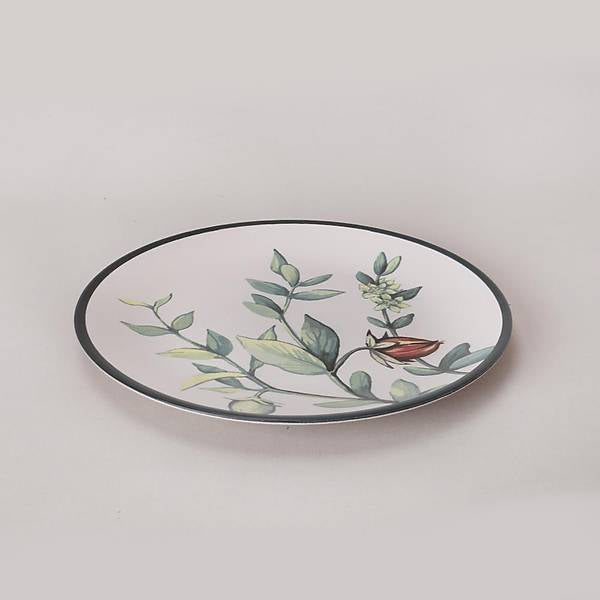 Flowery Plates Ceramic 25 cm 6 Pieces