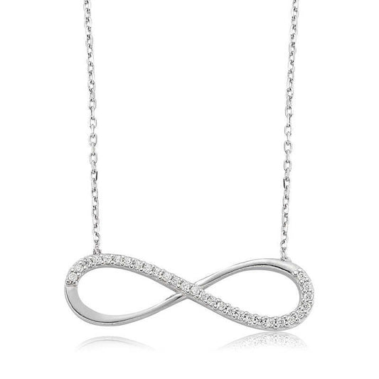 Silver Infinity Love Necklace