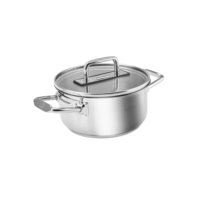 Grace Induction Base Steel Pot 16 cm 1.6 Lt