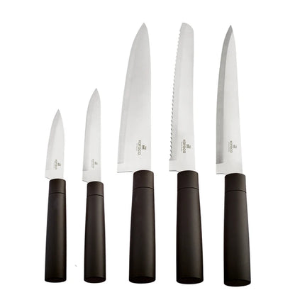 Black 6 Piece Knife Set