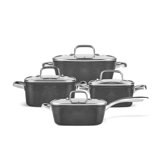 Biodiamond Quattro Induction Base 8 Piece Cookware Set