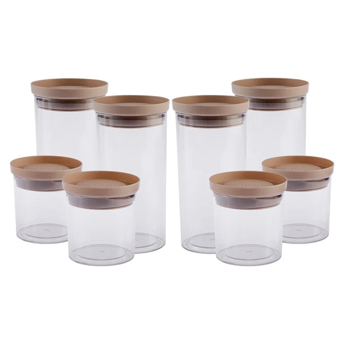 Arya 8 Piece Storage Container Beige