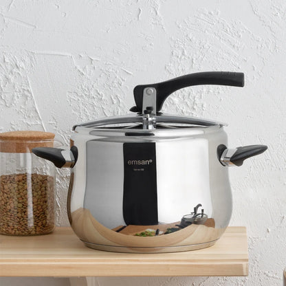 Stainless Steel Pressure Cooker 6 Lt